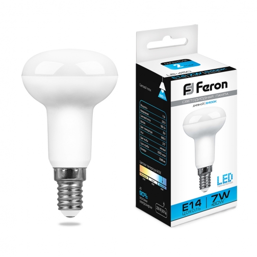 Светодиодная лампа Feron LB-450 (7W) 230V E14 6400K R50 8164909