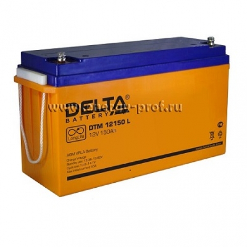 Аккумуляторные батареи Delta Аккумуляторная батарея DTM 12150 L 1242255