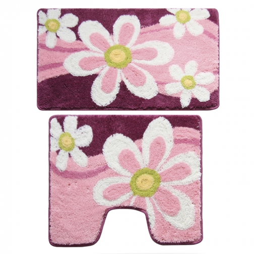 Комплект ковриков для ванной Milardo Merry Camomile 360PA68M13 6908513