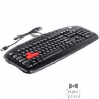 A-4Tech Keyboard A4Tech KB-28G серый/черный USB, провод. игровая многофункц. кл-ра 517935