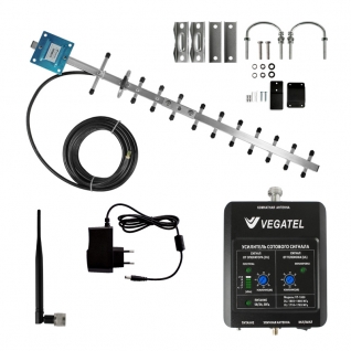 Комплект усиления сотовой связи VEGATEL VT-1800-kit (LED) VEGATEL