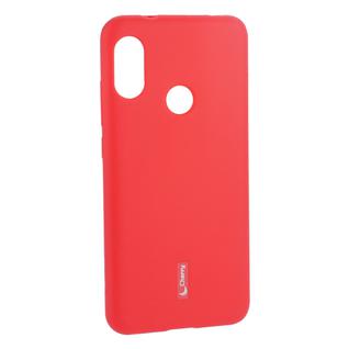 Чехол-накладка силиконовый Cherry матовый 0.4mm & пленка для Xiaomi Redmi 6 Pro/ Mi A2 Lite (5.84") Красный