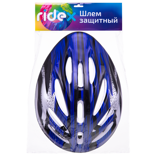 Шлем защитный Ridex Cyclone, синий/черный 42226719