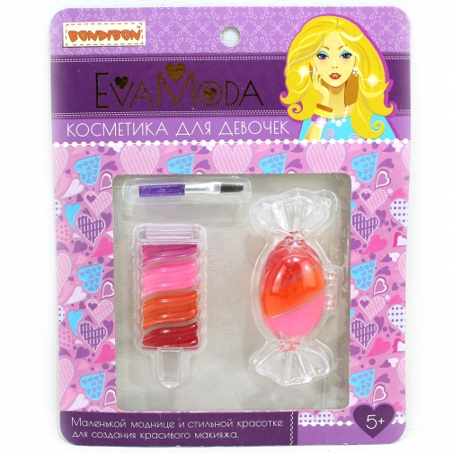 Набор детской косметики Eva Moda - Леденец и конфетка с блестками Bondibon 37706914
