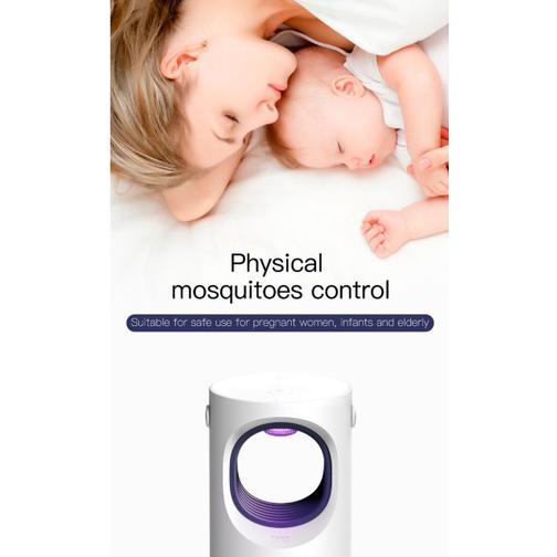 Отпугиватель комаров Baseus Purple Vortex USB Mosquito Lamp (White) (+ Поливные капельницы в подарок!) 38101009 7