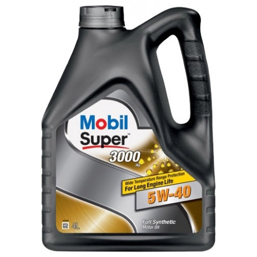 Моторное масло MOBIL Super 3000 X1 5W-40, 4 литра 5927453