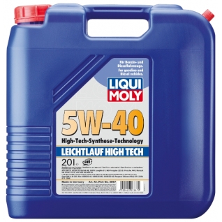 Моторное масло LIQUI MOLY Leichtlauf High Tech 5W-40 20 литров