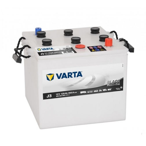 Аккумулятор VARTA Promotive Black J3 125 Ач (A/h) полярность 2 - 625023000 VARTA J3 5601842