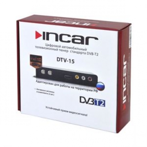 Автомобильный цифровой ТВ-тюнер Incar DTV-15 833489 5