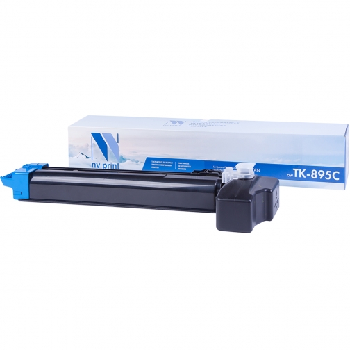 Совместимый картридж NV Print NV-TK-895 Cyan (NV-TK895C) для Kyocera FS-C8020MFP, C8025MFP, C8520MFP, C8525MFP 21526-02 37133196