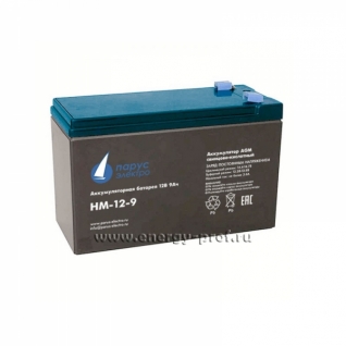 Аккумуляторные батареи Парус Электро Аккумуляторная батарея HM-12-9