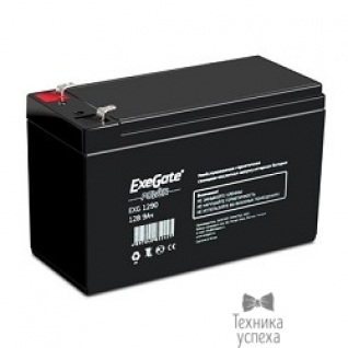 EXEGATE Exegate EP129860RUS Аккумуляторная батарея Exegate Power EXG1290, 12В 9Ач, клеммы F2