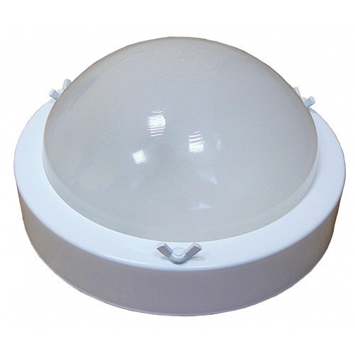 Светильник для бани ТЕРМА 3 белый (круглый, до +120 С, IP65, арт. НББ 03-60-003) 6013422