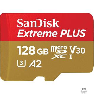 SanDisk SanDisk Extreme Plus microSDXC 128GB + SD Adapter + Rescue Pro Deluxe 170MB/s A2 C10 V30 UHS-I U3 SDSQXBZ-128G-GN6MA