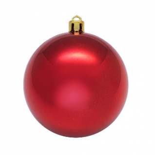 Новогоднее украшение "Красный шар", 20 см