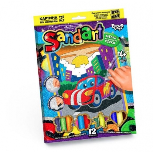 Фреска из песка Sand Art - Машинка Данко Тойс / Danko Toys 37730747