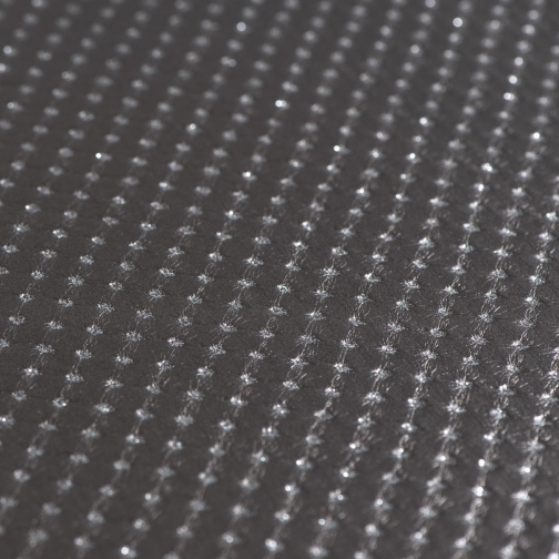 Кожаные панели 2D ЭЛЕГАНТ Pulana блёстки (сталь, белый, черный) основание пластик, 1200*1350 мм, на самоклейке 6768726 3