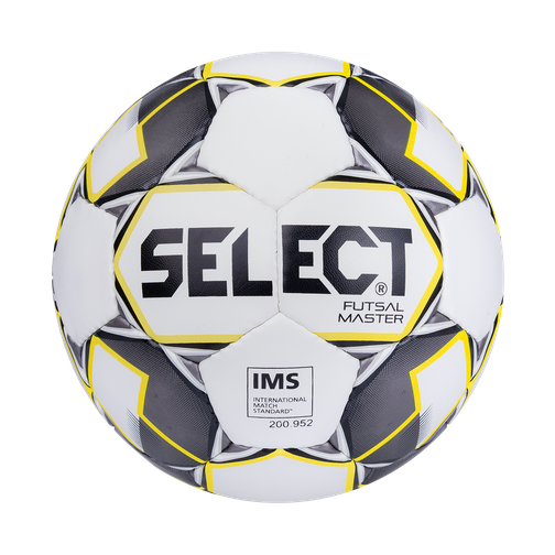 Мяч футзальный Select Futsal Master 852508, №4, белый/желтый/черный (4) 42505509