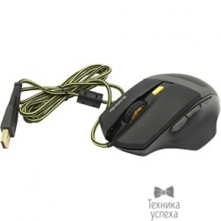 Defender Defender Warhead GM-1740 Black USB 52740 Проводная игровая мышь, оптическая,7 кнопок,1200-3200dpi