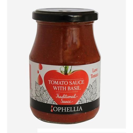 OPHELLIA Томатный соус OPHELLIA с базиликом, 85 % томатов 420 гр. 38096700 1