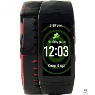Samsung Sam. GearFit2 PRO часы SM-R365 black-red SM-R365NZRASER