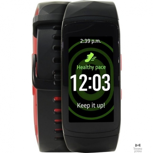 Samsung Sam. GearFit2 PRO часы SM-R365 black-red SM-R365NZRASER 8945463