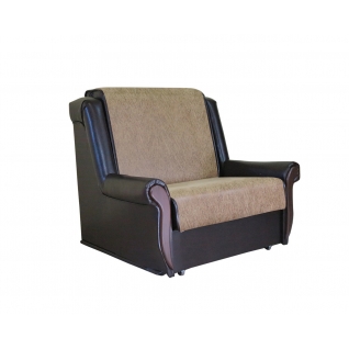 Кресло-кровать Шарм-Дизайн Аккорд М замша коричневая