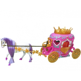 Игровой набор Princess с розовой каретой и лошадью Shenzhen Toys