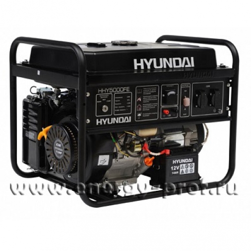 Электрогенератор Hyundai Бензиновый генератор HHY 5010 FE 1243013