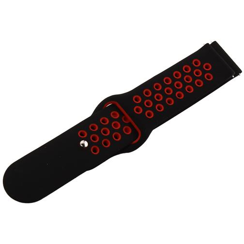 Ремешок COTEetCI W43 Sport Silicone Band (WH5276-BR) для Watch 20мм Black-Red Черно-красный 42524446