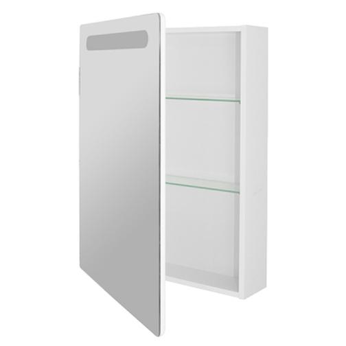 Зеркало-шкаф СТИВ-60 белый левый с подстветкой (536802) MIXLINE 42633890