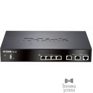 D-Link D-Link DSR-500/B1A Межсетевой экран с поддержкой VPN, 2 портами WAN + 4 портами LAN 10/100/1000Base-TX