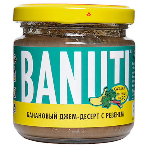 BANUTI Банановый джем-десерт Banuti с ревенём 38096760 2