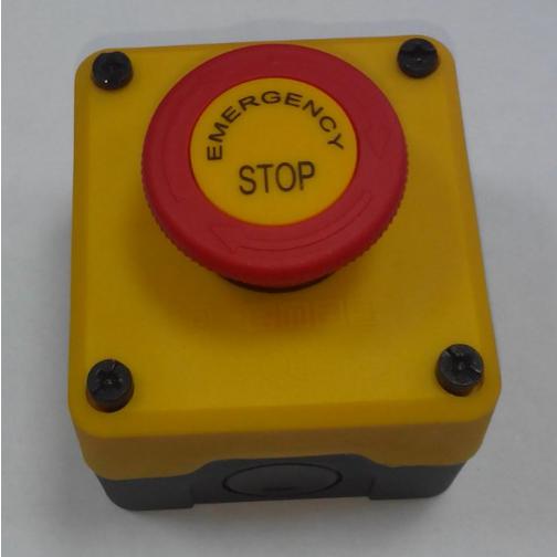 Пульт управления P1EC400E40-K однокнопочный, аварийная кнопка СТОП пульт ЕМАС/EMAS 899618 2