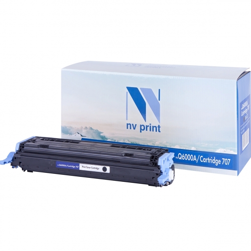 Совместимый картридж NV Print NV-Q6000A/ 707 Black (NV-Q6000A-707Bk) для HP LaserJet Color 1600, 2600n, 2605, 2605dn, 2605dtn 21154-02 37451673