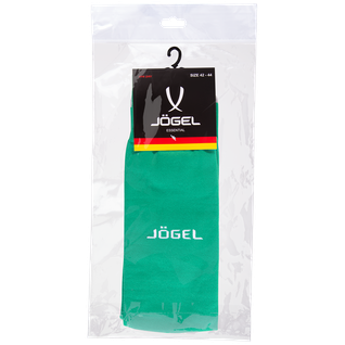 Гетры футбольные Jögel Essential Ja-006, зеленый/серый размер 35-37