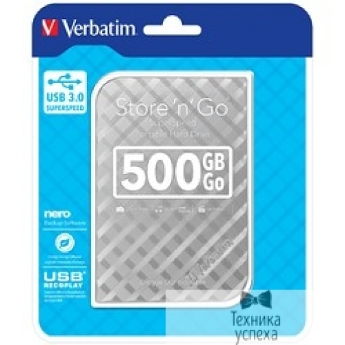 Verbatim Verbatim Portable HDD 500Gb Store'n'Go USB3.0, 2.5