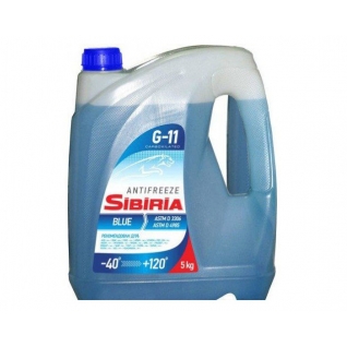 Антифриз Sintoil Sibiria -40 синий G-11 5кг