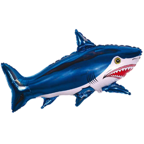 FLEX METAL Шар Ф Фигура/11 Акула Большая синяя/FM 42559103