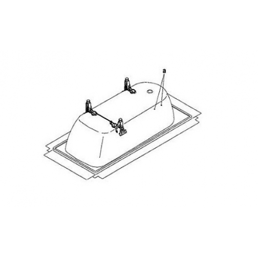 Комплект стальных ножек для ванн KALDEWEI QINGDAO мод 5030 (для стальных ванн 140-180 см) 6926215 4