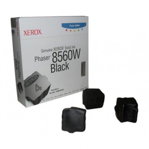 Твёрдые чернила Xerox 108R00768 для Xerox Phaser 8560, оригинальные (чёрные, 6 шт, 6000 стр) 8004-01 850019