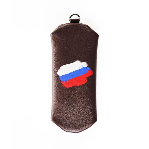 Ключница на молнии Флаг РФ , шоколад 42784351 1