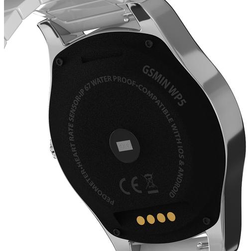 Часы GSMIN WP5 с измерением давления и пульса (Белый, керамика) 42675128 6