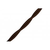 Ретро провод Bironi (Россия) ,витой провод 3х1,5 коричневый