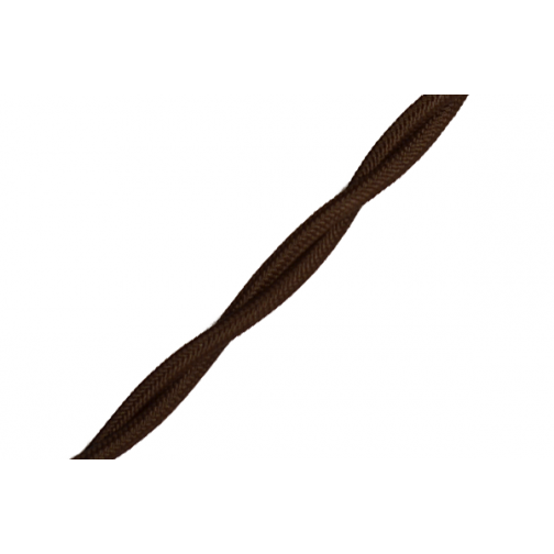 Ретро провод Bironi (Россия) ,витой провод 3х1,5 коричневый 1497192