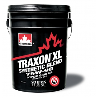 Трансмиссионное масло Petro-Canada TRAXON XL Synthetic Blend 75W90 20л