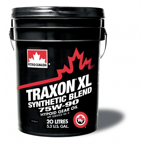 Трансмиссионное масло Petro-Canada TRAXON XL Synthetic Blend 75W90 20л 37638305