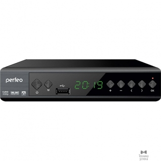 Perfeo Perfeo DVB-T2/C приставка "STYLE" для цифр.TV, Wi-Fi, IPTV, HDMI, 2 USB, DolbyDigital, пульт ДУ PF_A4414