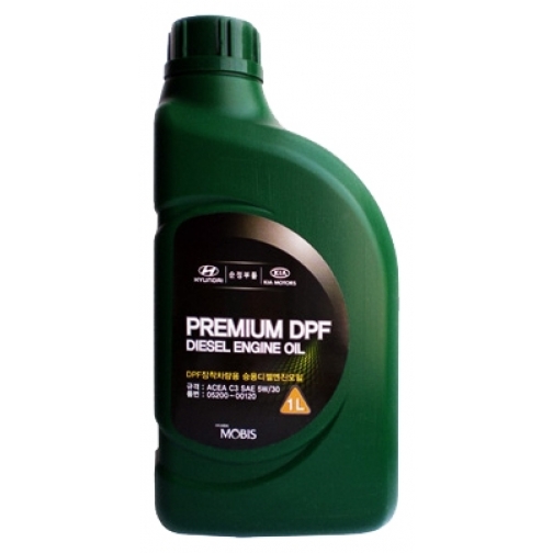 Моторное масло HYUNDAI Premium DPF Diesel SAE 5W-30 C3 1л синтетика арт. 0520000120 5926410