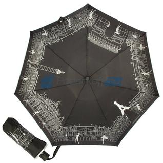 Зонт складной "Париж", черный
